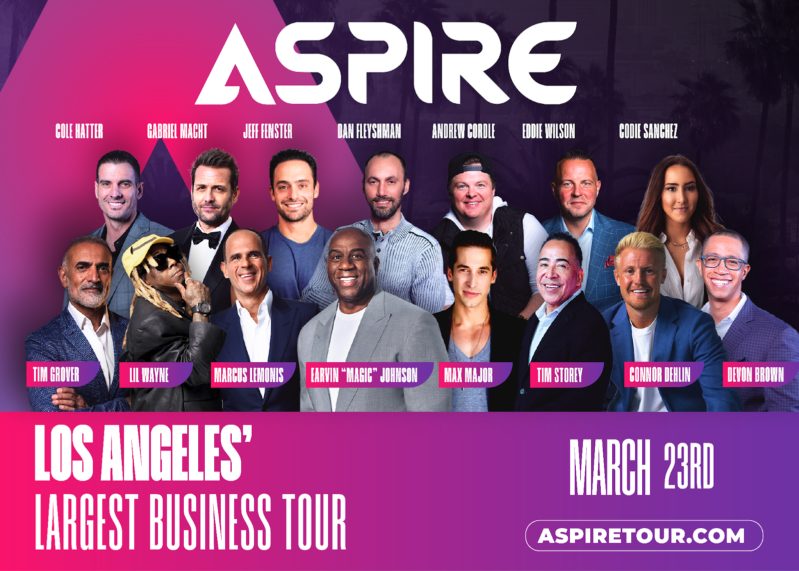 ASPIRE TOUR 2024: Los Angeles Business Event Speakers